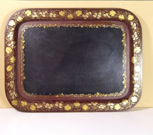 19th C Papier Mache Tray by Walton