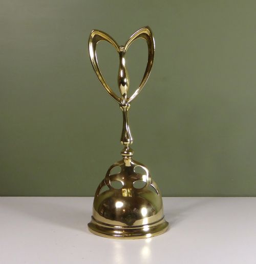 19th C Brass Door Porter, Door Stop