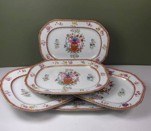 Set of 5 19th C Ironstone Plates