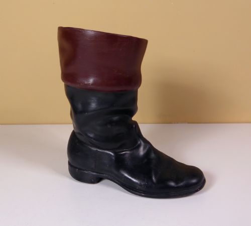 19th C Pottery Riding Boot