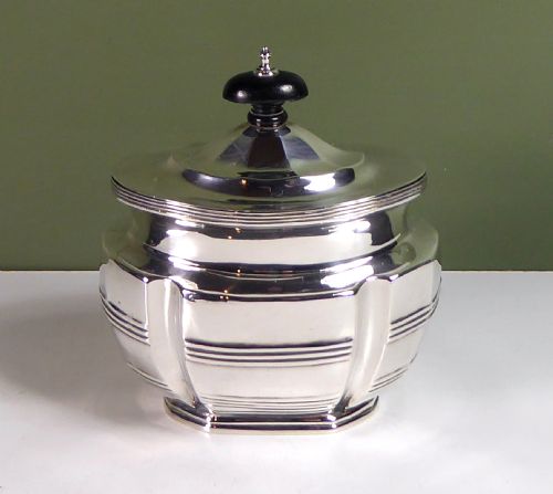 Solid Silver Caddy 1909