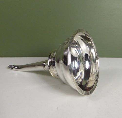 Regency Silver Wine Funnel 1810