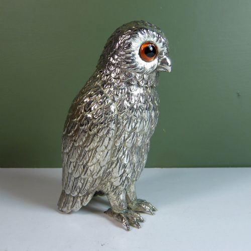 Silver Plated Owl