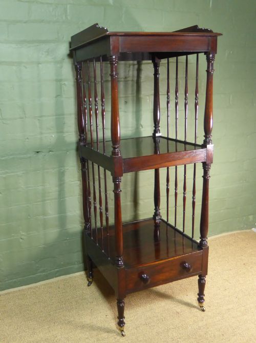 19th C Rosewood Whatnot