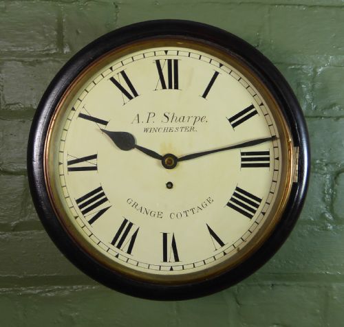 19th C Wall Clock with Fusee Movement
