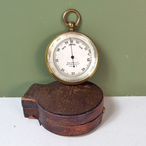19th C Pocket Barometer