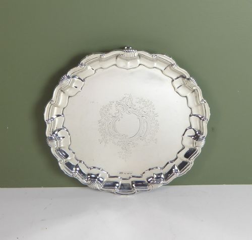 Solid Silver Mappin & Webb Salver 1898