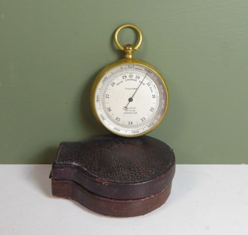 19th C Pocket Barometer
