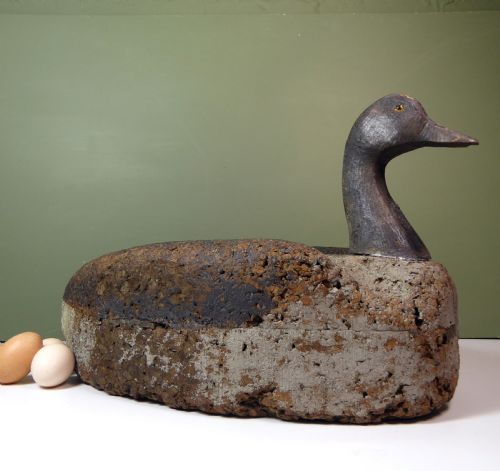 19th C Cork Canada Goose Decoy