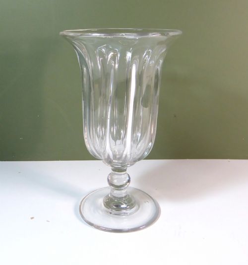 19th C Glass Celery Vase