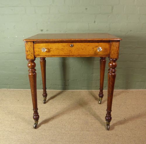 19th C Oak Side Table
