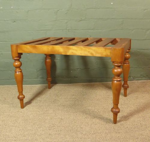 19th C Satinwood Luggage Stand
