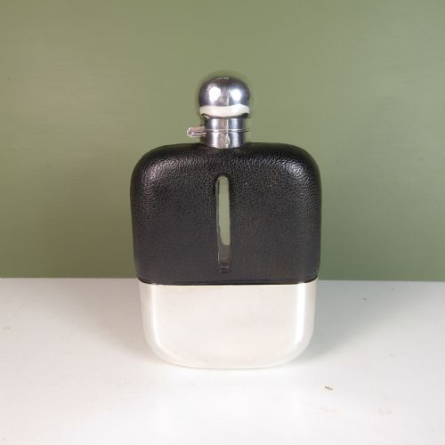 Large 19th C Hip Flask