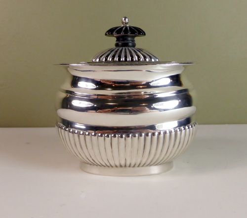 Solid Silver Caddy, London 1891