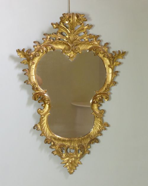 19th C Gilt Wall Mirror