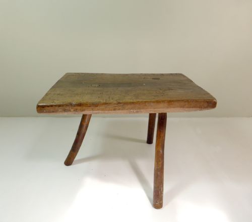 Early 19th C Primitive Low Table