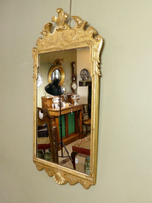 19th C Gilt Mirror