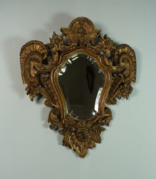 18th C Giltwood Mirror