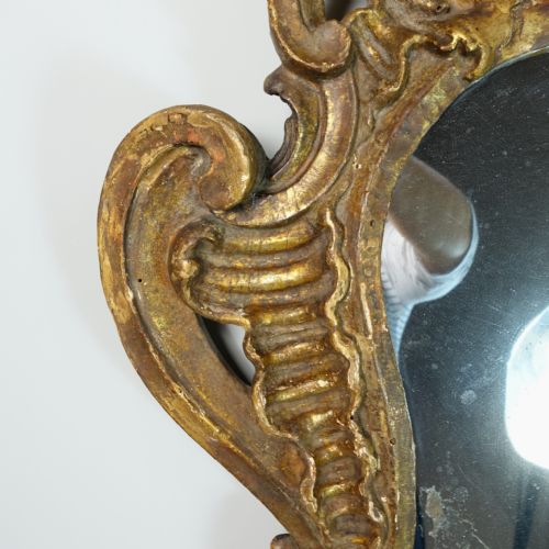 fig 1. 18TH C CARVED GILTWOOD MIRROR