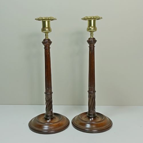 Pair of 19th C Candlesticks