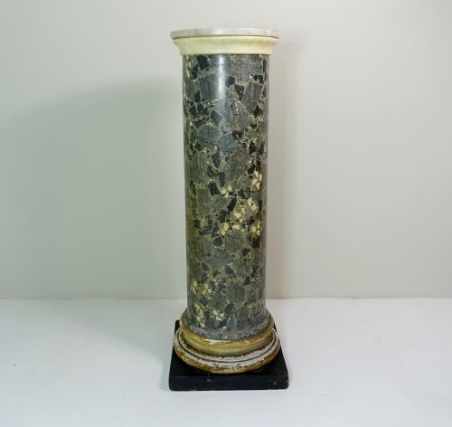 19th C Scagliola Pedestal