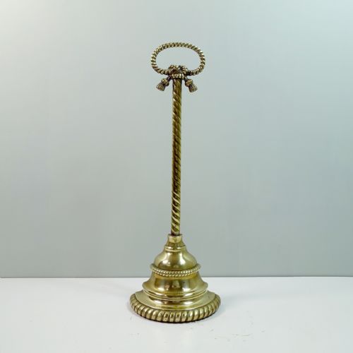 19th C Brass Door Porter