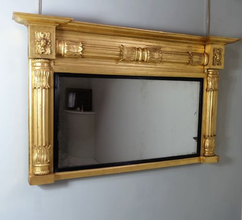 William IV Gilt Overmantle Mirror