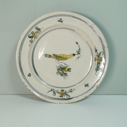 18th C Polychrome Charger