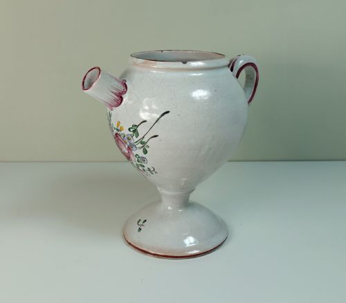 19th C Tin Glazed Apothecary Jar