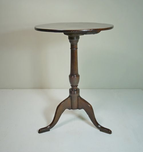 18th C Oak Tripod Table