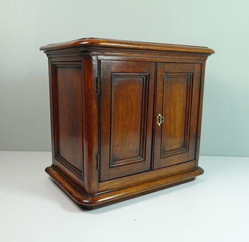 19th C Mahogany Table Top Cabinet