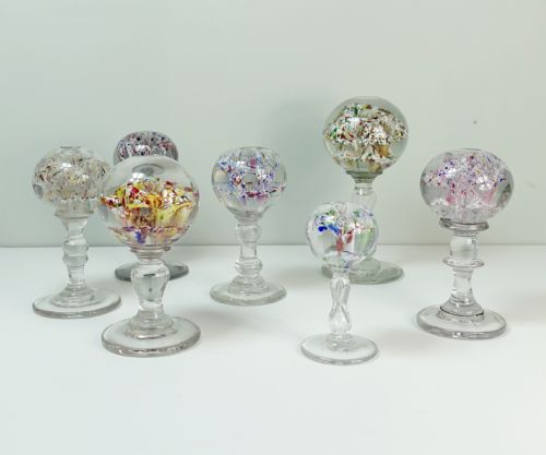 Collection of 19th C Glass Pinnacles