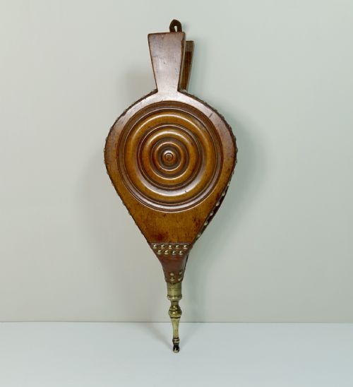Pair of 19th C Walnut Bellows