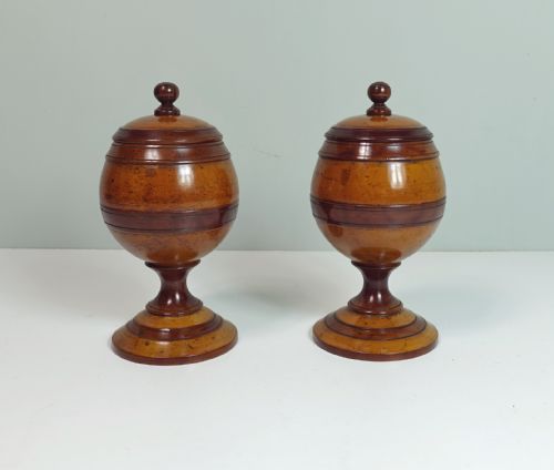 Pair of 19th C Scottish Cups & Covers