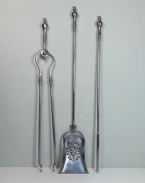 Early 19th C Steel Fire Tools