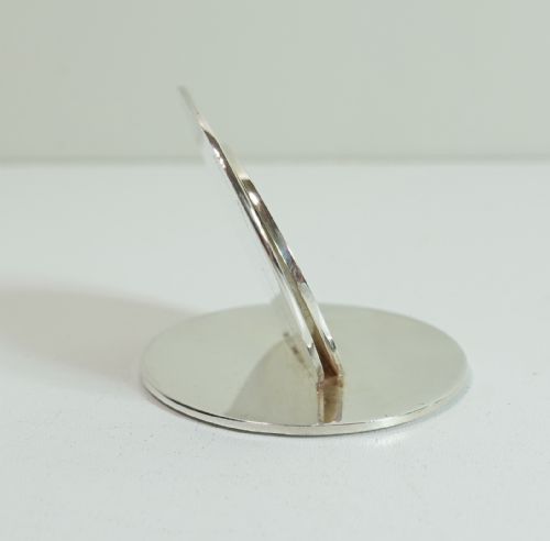 fig 1. SOLID SILVER MENU / PLACE NAME HOLDERS