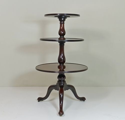 18th C Mahogany Dumb Waiter