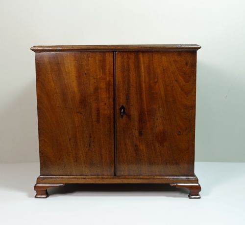 George III Mahogany Collectors Cabinet
