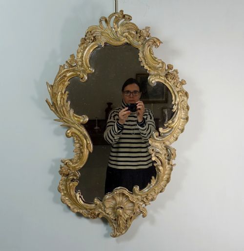 19th C Gilt Wall Mirror