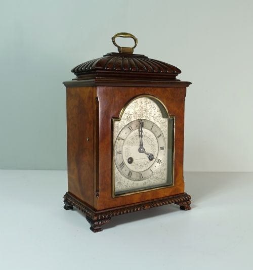 Walnut 8 Day Mantle Clcok