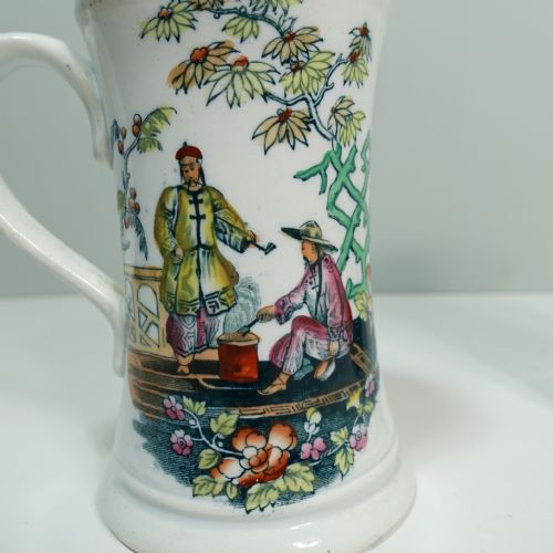 PAIR OF 19TH C TANKARDS - ADDITIONAL PHOTO 2