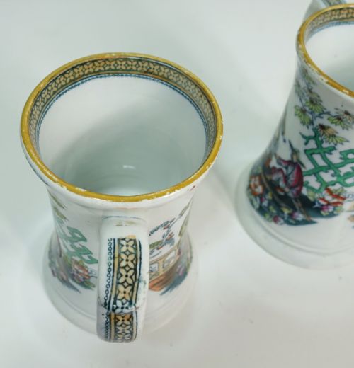 PAIR OF 19TH C TANKARDS - ADDITIONAL PHOTO 5