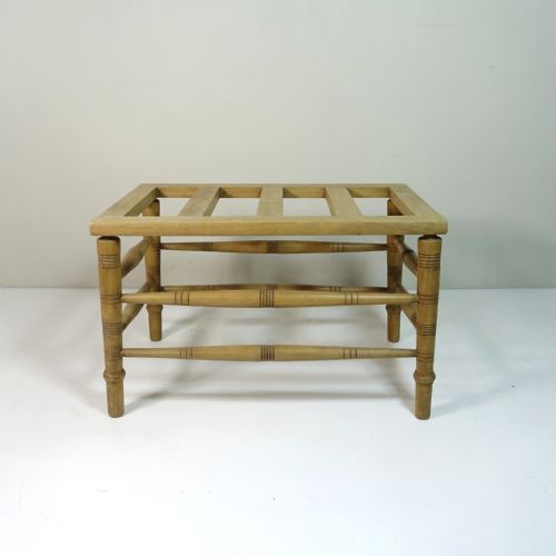 19th C Beech Luggage Stand