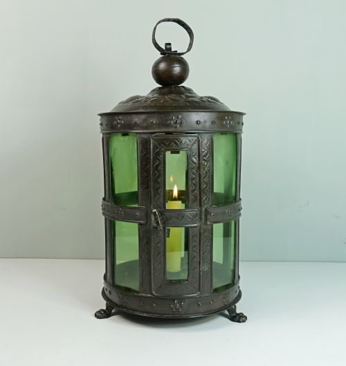 19th C Copper Lantern