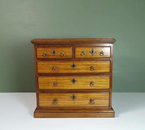 19th C Mahogany Miniature Chest