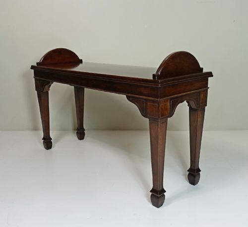 19th C Hall Bench by Druce, London