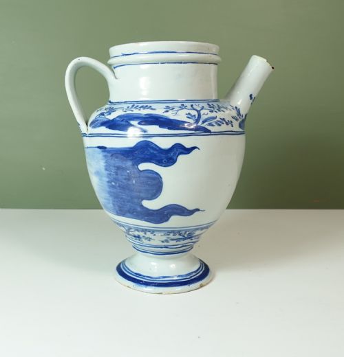 18th C Delft Wet Drug Jar