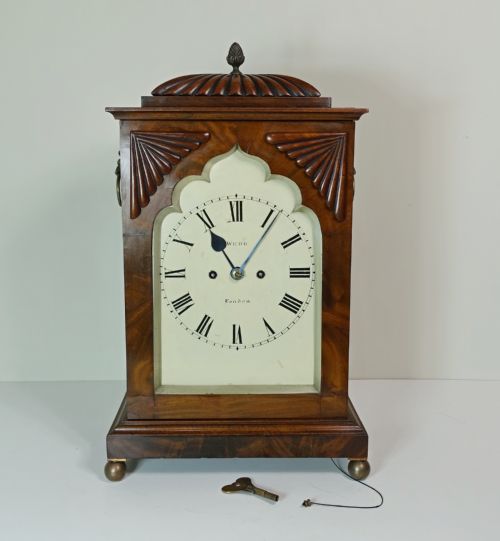 Regency Mahogany Bracket Clock