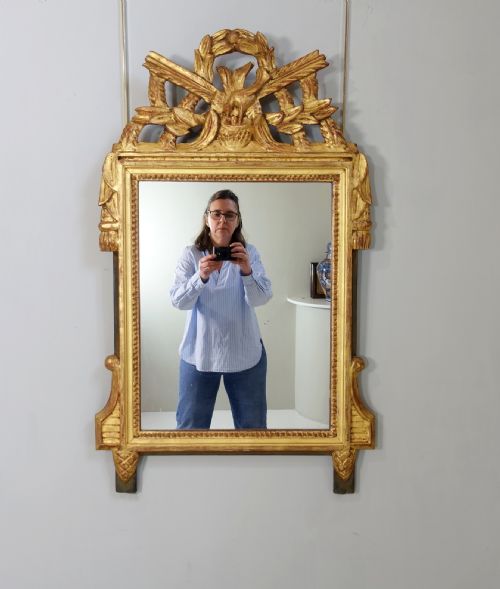 19th C Gilt Mirror