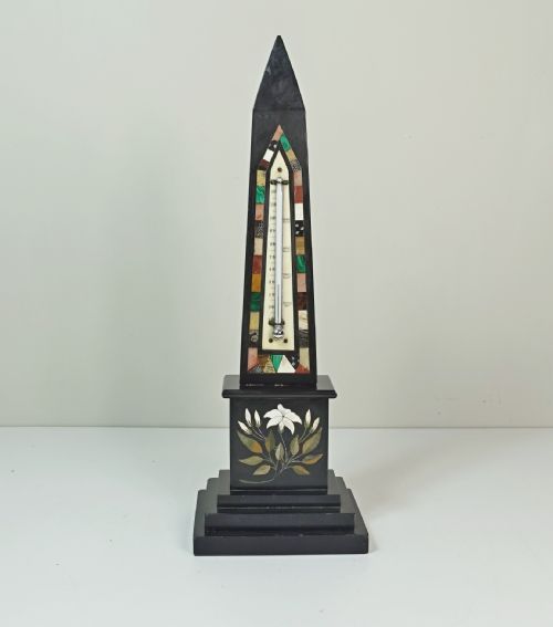 19th C Obelisk Thermometer